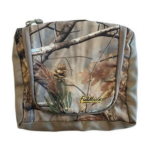 Fieldline Realtree Camo Travel Utility Pouch 9.5" x 12" Small Zips with Pockets